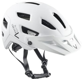 BLACK CREVICE Fahrradhelm Erwachsene I MTB-Helm I Fahrradhelm I Fahrradhelm Herren & Damen I Radhelm Fahrrad-Helm I Atmungsaktiver Fahrradhelm I Größenverstellbar