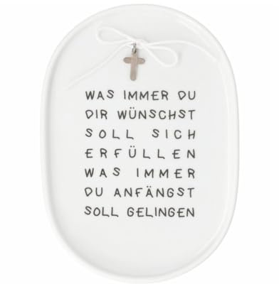 Räder Porzellanteller „was Immer du dir wünscht“ – Kollektion Glaubensfreude – Kleiner Teller mit Segensspruch