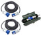 Soyang® - ProPlus CEE Kabel Set bestehend aus 2 x 10 Meter CEE Kabel + CEE Sicherheitsbox ideal für Wohnwagen, Wohnmobil und Boot