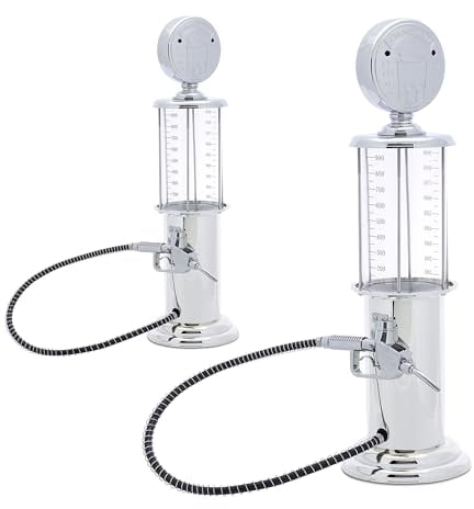 Relaxdays Distributeur de Boissons alcoolisés, Lot de 2, bières, jus, Eau, Rigolo, en Plastique et Silicone, 900 ML, chromé
