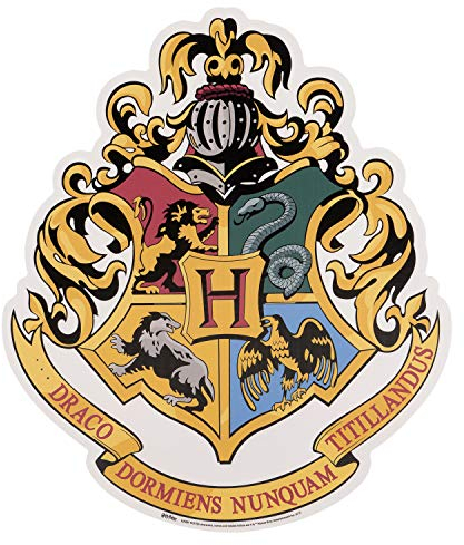 Harry Potter Wanddeko (Wall Art) - Hogwarts Crest (60 cm)