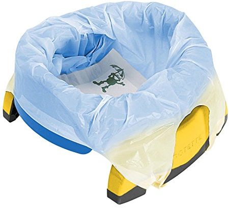 Vital Innovations 2730-13 2in1 Potette Plus - das Reisetöpfchen, blau/gelb