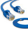 HB-DIGITAL Netzwerkkabel LAN Kabel Cabel Flachkabel Slim flach RJ45 Stecker 5m 500cm cat 6 blau Kupfer Profi U/UTP bis zu 10 Gbit 10.000 Mbit cat. 6 Cat6 RJ45 Port Ethernet Netzwerk Patchcable