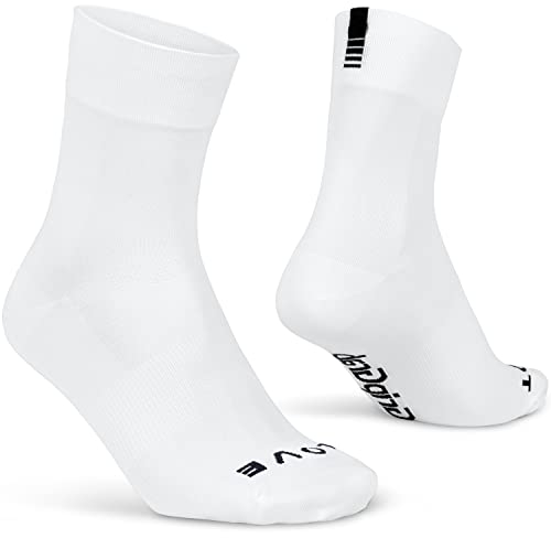 GripGrab Lightweight SL Performance Fahrrad Socken Sommer 1er und 3er Pack Eyecatching 2 Längen Fahrradsocken Kurz Lang
