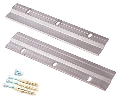 Heavy Duty Picture & Mirror Hanger Z Bar/French Cleat - Floating Hanging System + Fittings - 150mm