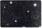 Schreibtischunterlage Weltall/Universum/Sternenhimmel blau 40 x 60 cm abwischbar