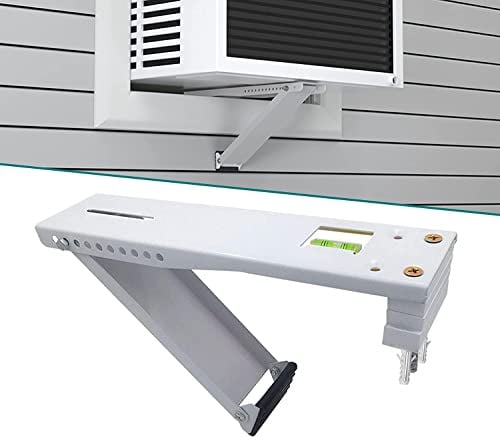 Daisypower Soporte de aire acondicionado para ventana, soporte de aire acondicionado de ventana, soporte de unidad de CA de estructura resistente, hasta 85 libras, 5,000 ~ 12,000 BTU (S)