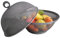 QWXOSR Corbeille Fruit Panier a Fruits - Corbeille a Fruit Avec Couvercle- Corbeille a Fruit Panier a Fruit noir (Gris 1 set)