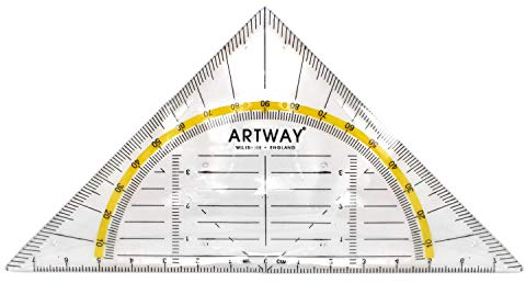 Artway - Geometrie-Zeichendreieck - 16 cm
