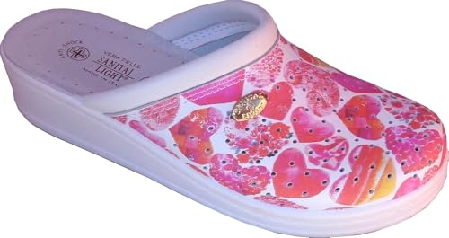 Sanital Light 1350 - Zapatilla de Cuero por la casa con Plantilla en Piel anatómica Anti-Shock