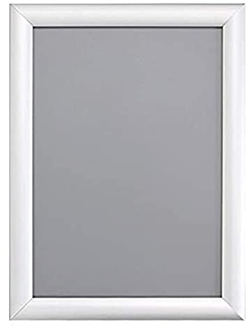 Klapprahmen aus Aluminium, A4, ideal als Display für Speisekarten und Zertifikate, 2 Stück