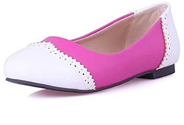 Vrupons Scarpe basse da donna comode, Fucsia, 40 EU