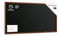 ALLboards Kreidetafel Wasserfest mit lackiertem Holzrahmen 200x100cm, Schwarz, Schreibtafel, Kreide