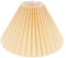 Beaupretty Medium Plissee Barrel Lampe Shades Tuch Handwerk Lampenschirm Plissee Lampe Abdeckung Tisch Lampe Schreibtisch Lampe Schatten Schlafzimmer Lampe (Aprikose)