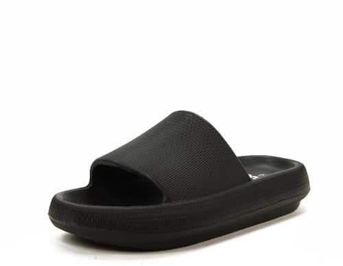 XTI - Flip Flops Damen Schwarz - Bequeme und vielseitige Schuhe - Casual Mode - Modell 04448904 (Größe 38)