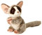 Uni-Toys - Buschbaby mit Klett, sitzend - 20 cm (Höhe) - Plüsch-AFFE, Galago - Plüschtier, Kuscheltier