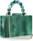 YOUSIS Acryl-Geldbörse, Abend-Clutch, Marmorier-Handtaschen für Damen, Crossbody-Tasche mit Perlenkette, formelle Hochzeit, Abschlussball, Party, grün, Einheitsgröße