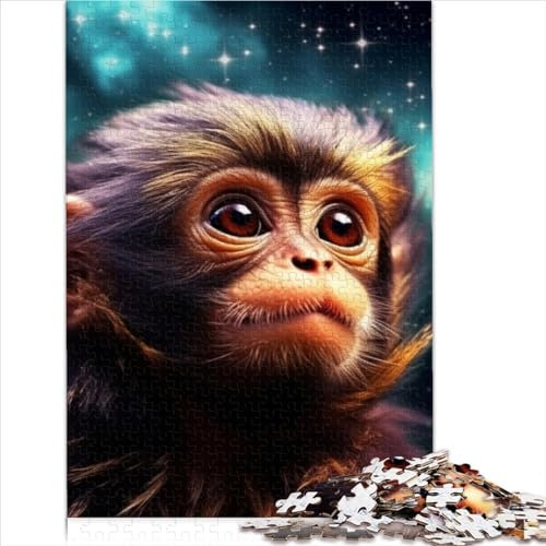 Galaxy Monkey Puzzles für Erwachsene Kinderpuzzle 1000 Teile für Erwachsene Kartonpuzzle Puzzles für Erwachsene Geschenke Puzzles für Erwachsene Teenager (26 x 38 cm)