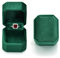TAIMY Ringbox, Plüsch-Samt-Ringetui für Antrag, Verlobung und Hochzeitszeremonie, kleine Ringgeschenkbox für Männer, Frauen, Freundin, Mutter, Vater (grün)