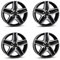4x Borbet Felgen Alufelgen CWZ 7.5x18 ET48 5x112 black polished matt kompatibel mit Mercedes EQV Marco Polo Viano Vito V