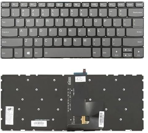 Piezas de Repuesto para computadora portátil WJH Teclado de la versión de los Estados Unidos con la luz de Fondo para Lenovo Yoga 320-14 320s-14ikb 120s-14iap 520-14ikb14isk Teclados de reemplazo