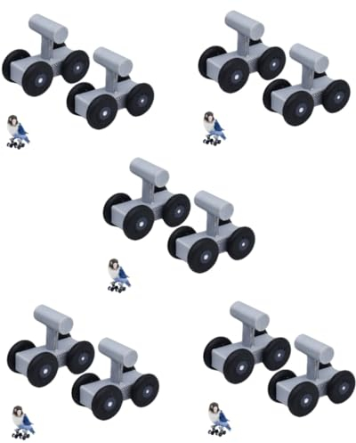 TOGEVAL Vogel Leckerneien 5 Papagei Vögel Vogeltrainingsspielzeug Papageienversorgung Papageienspielzeug Rennmaus Papageien-puzzlespielzeug Pole Ara Papageienzubehör Glocke Abs