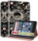 VODEFOX for Kindle Fire HD 8 8th/7th/6th Generation Case 2016/2017/2018,PU Leather Folio Wallet Shockproof Cover with Pencil Holder Elastic Band 8 inch- Moon