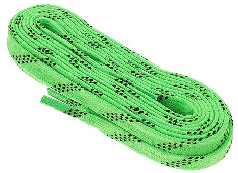 TOGEVAL Gewachste Eishockey Schnürsenkel Allround-schuhbänder Hockey-schnürsenkel Grün für Schlittschuhe Sportschuhe Langlebig