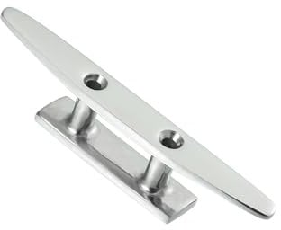 Motoforti 5 125mm Stainless Steel Flagpole Cleat Hook Boat Deck Rope Cleats Long-lasting