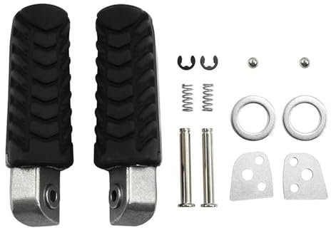 WEFOLCC Repose-Pieds Passager Arrière Repose-Pieds pour Kawasaki Z650 Ninja 650 2017 2018 2019 2020 2021 2022 2023 Repose-Pieds Moto