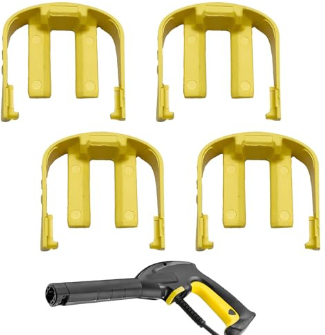 Accessories Clip for Karcher k2,4 Pcs Car Washer C Clips,Pressure Washer C-Clips,Car Home Pressure Power Washer Trigger Gun Replacement C Clip for Karcher K2 K3 K7