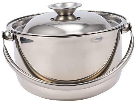 Cabilock Cooking Pot with Lid Stew Pot Cooking Pots Simmering Pot Soup Pot Stockpot Large Pot Stock Pot with Lid Non-Stick Pot Tall Pot with Lid Nonstick Pot with Lid Stainless Steel Silver