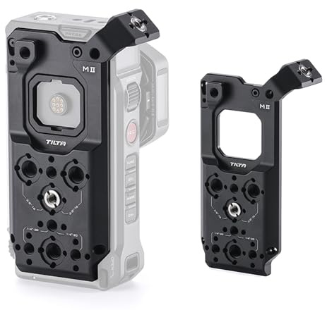 Tilta Halterung für Nucleus-M II FIZ-Handsteuerung mit NATO-Schiene und 1/4-20 sowie 3/8-16 Gewinden, Kompatibel mit Monitorhalterungen Magic Arms und anderem Kleinzubehör WLC-T06-MB