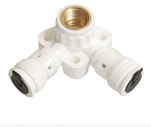 Alu-Verbundrohr Steckfitting Vision, Wandscheibe doppelt 16 mm auf 1/2