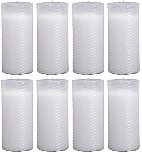 HS Candle Ersatzkerze (N3) Nachfüller 8er Pack in Weiß