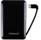 Intenso 7314530 Powerbank XC10000, externes Ladegerät, integriertes USB Type C Ladekabel (10000mAh, geeignet für Smartphone/Tablet PC/MP3 Player/Digitalkamera) schwarz