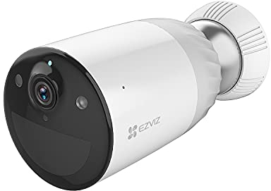 EZVIZ BC1 Supplémentaire, pour BC1 Base, 1080P Caméra de Surveillance WiFi Extérieure sans Fil, 12900mAh, Autonomie de 365j, Détection de Mouvement PIR, Vision Nocturne en Couleur, IP66, H.265