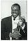 Jazz-Musiker Louis Armstrong 1 Leinwand-Poster, Wandkunst, Deko, Bild, Gemälde für Wohnzimmer, Schlafzimmer, Dekoration, 30 x 45 cm, ohne Rahmen: