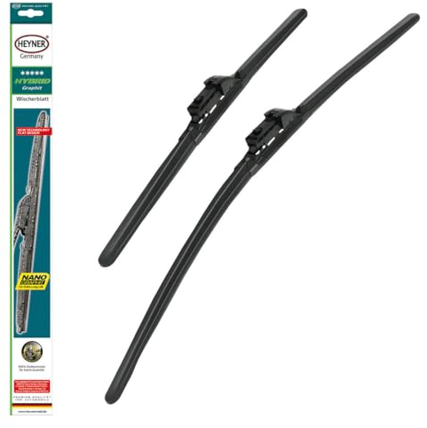 HEYNER® Scheibenwischer Set passend für Toyota C-HR (10.2016-10.2024) HYBRID Flachbalkenwischer Frontscheibenwischer