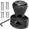 Spurtar Lenkradknauf Spinner, Universal Car Suicide Knob Lenkradknauf Spinner Passend für Autos, LKW, Gabelstapler, Mäher, Traktor, Boot, Golfwagen, Bootszubehör – Schwarz