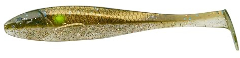 Illex Magic Slim Shad 5 Gummifisch 10,5cm 8,65g - Premium Barsch, Zander & Hecht Köder mit Tintenfischaroma, lebendige Tail-Action, Gummiköder für Süß- & Salzwasser