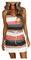 Ronony Damen Kleid Sommerkleid Kurz A-Linie Kleider Kurzarm V-Ausschnitt Gestreift Kleider Mini Kleider mit Tasche Elegant StreifenKleid Kurze Loose T-Shirt Freizeitkleider Boho Lässig Strandkleid