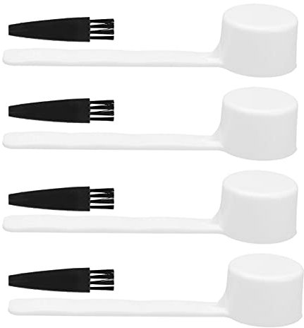 100Pcs Plastic Tablespoon, Long Handle Reusable Plastic Measuring Spoon Coffee Teaspoon Milk Powder Spoon Kitchen Spoons