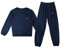 LACOFIA Pigiami Pile Due Pezzi da Bambino Pigiama Set Invernale di Caldo Abbigliamento da Notte a Maniche Lunghe Bimbo Blu Marino 3-4 anni/100