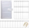 XoeLLe Jewelry Storage Book, Transparent 84 Card Slots +40 Anti-Oxidation PVC Bags Album Jewellery Organizer Travel Earring Case Box Transparent Display Storage Book For Rings Necklace Studs
