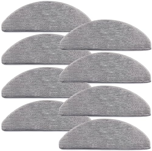 Paquete de 8 almohadillas de repuesto i5 compatibles con iRobot Roomba Combo i5, i5+, j5, j5+ robot aspirador, 8 unidades lavables y reutilizables