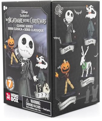 YuMe Nightmare Before Christmas HeroBox Jack Skellington Halloween City Sammelfigur für Kinder und Erwachsene ab 8 Jahren