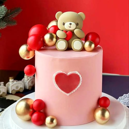 JeVenis Cute Teddy Bear Baby Shower Decoration - Teddy Bear Baby Boy Cake Decoration