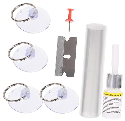 DRESSOOS 1 Set Glas Reparatur Set Fenster Reparatur Set Windschutzscheiben Reparatur Windschutzscheiben Chip Reparatur Set Glas Riss Reparatur Set Chip Set Reparatur Set Für