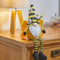 mysmartbuy.com Seated Buzz Gonk – Black & Yellow Bumble Bee Faceless Gonk Gnome Dwarf Elf Figurine Soft Plush Stuffed Tomte Scandinavian Novelty Home Ornament Decoration – H45 x W20 x D11cm